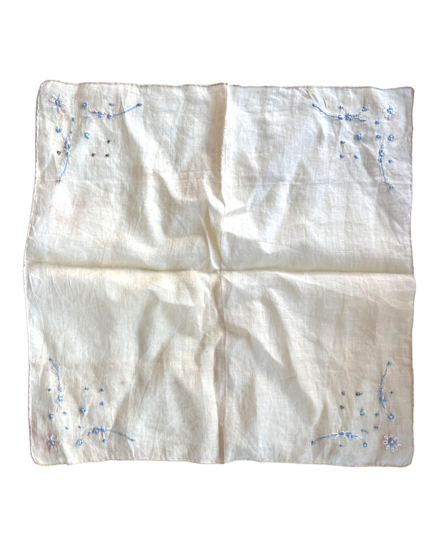 Vintage 1950's Fine Linen Handkerchiefs