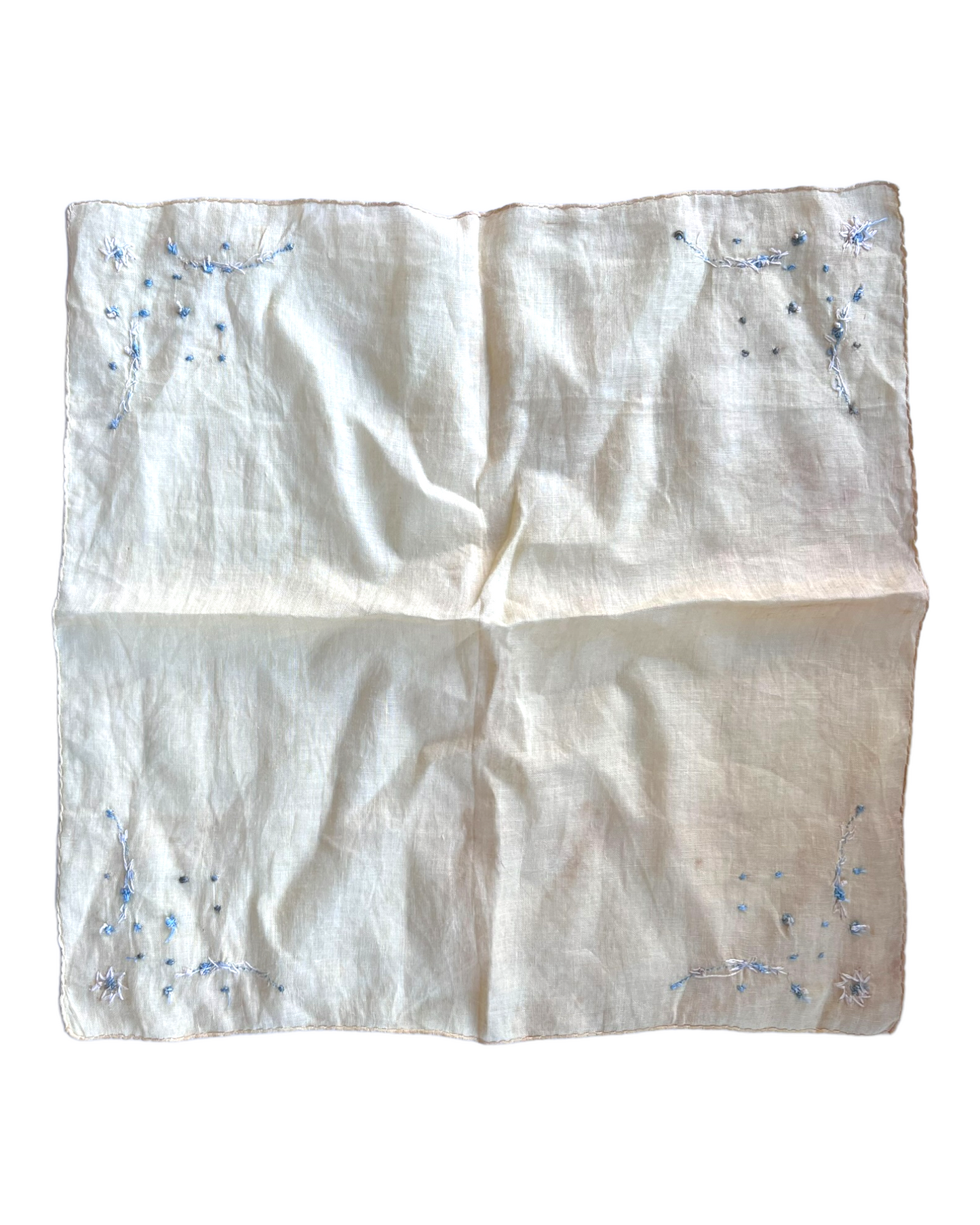 Vintage 1950's Fine Linen Handkerchiefs