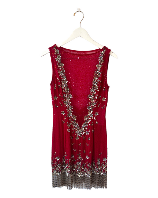 Vintage 2000 Escada Embellished Dress