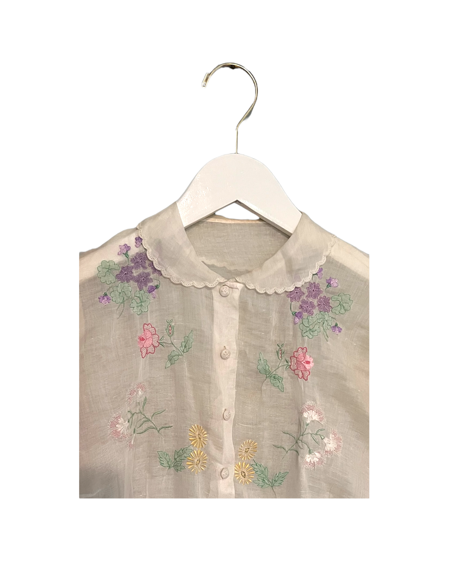 Vintage Handmade Embroidered Top