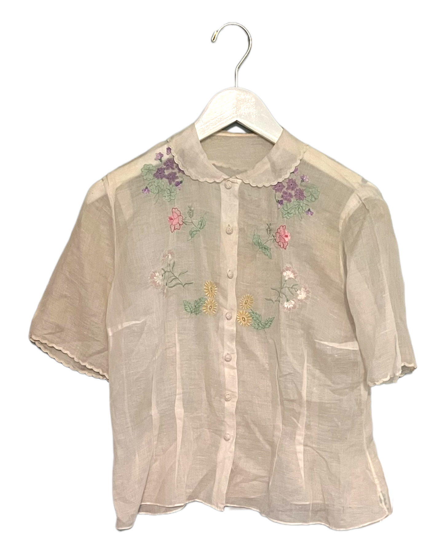 Vintage Handmade Embroidered Top