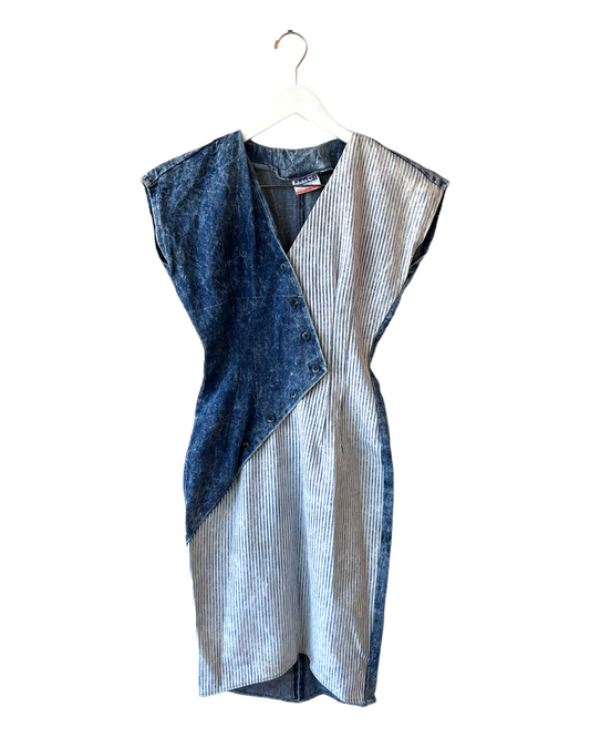 Vintage Tailored Denim Dress