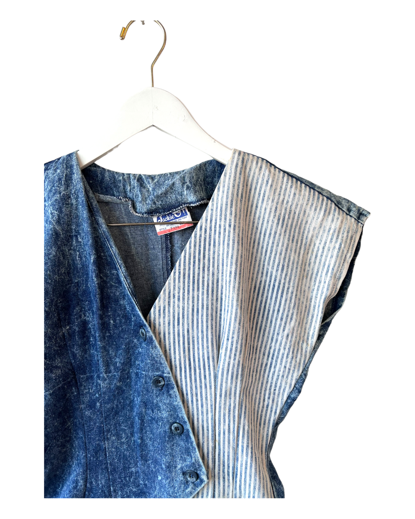 Vintage Tailored Denim Dress