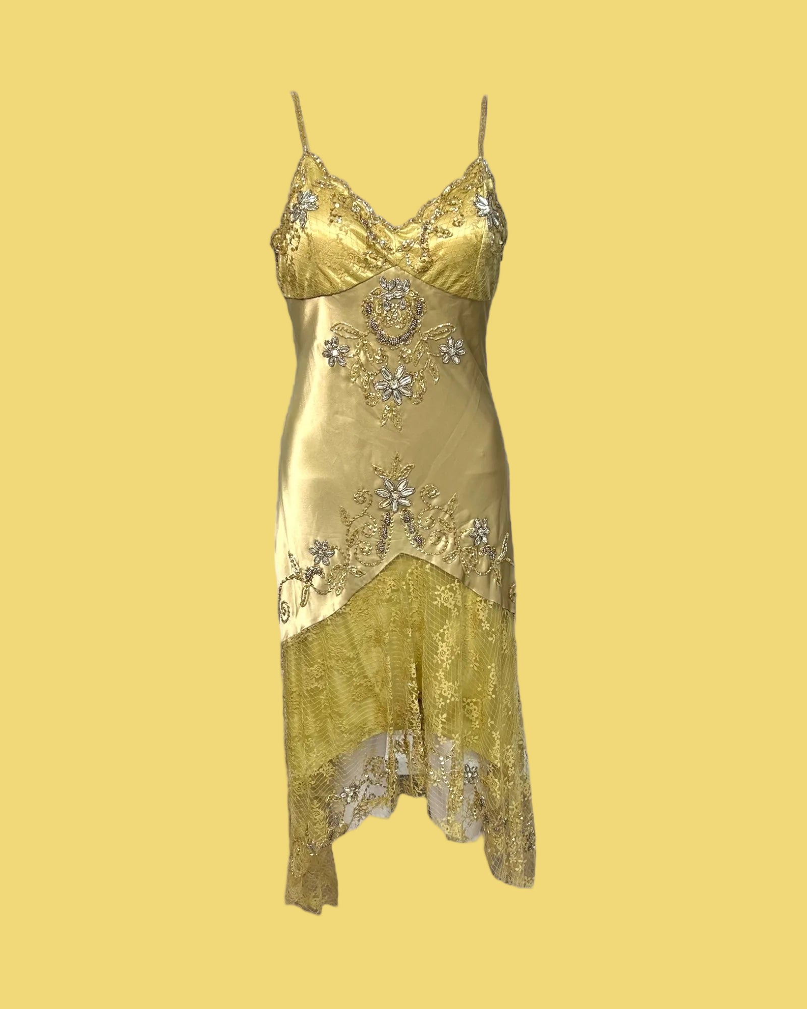 Vintage Sue Wong Golden Dress – STARKE NAKED VINTAGE