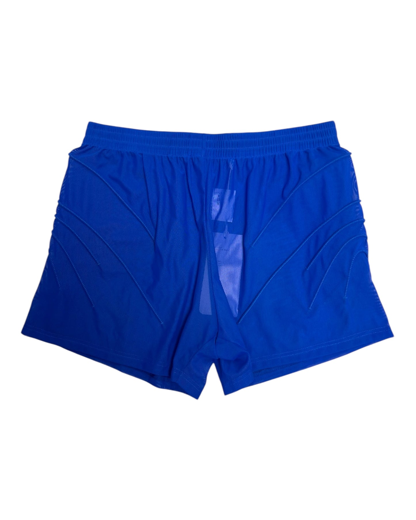 Pre-Loved Olly Shinder Blue Mesh Short Shorts