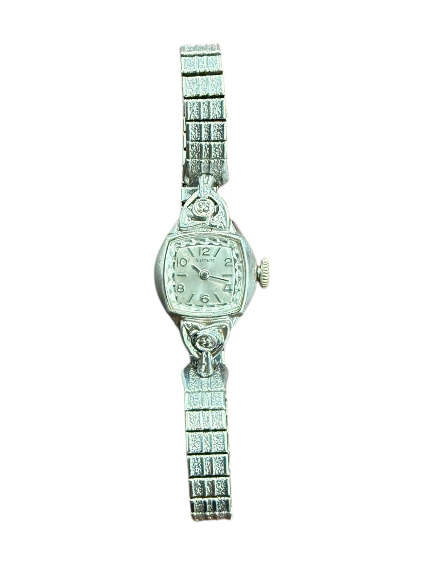 Vintage Duponte Silver Expansion Watch