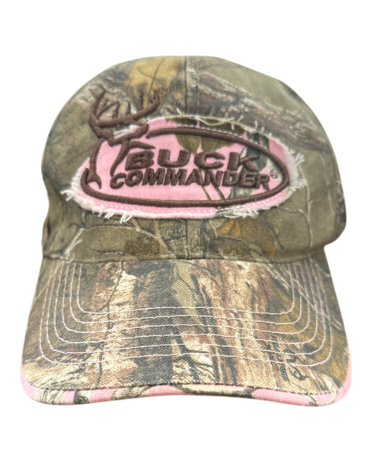 Vintage Camo and Pink "Buck Commander" Ball Cap