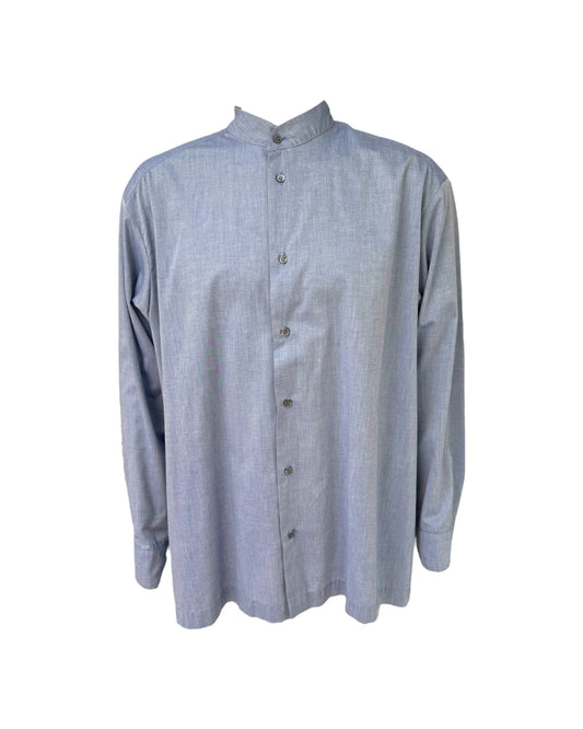 Vintage Eskander Collarless Button-Up Shirts