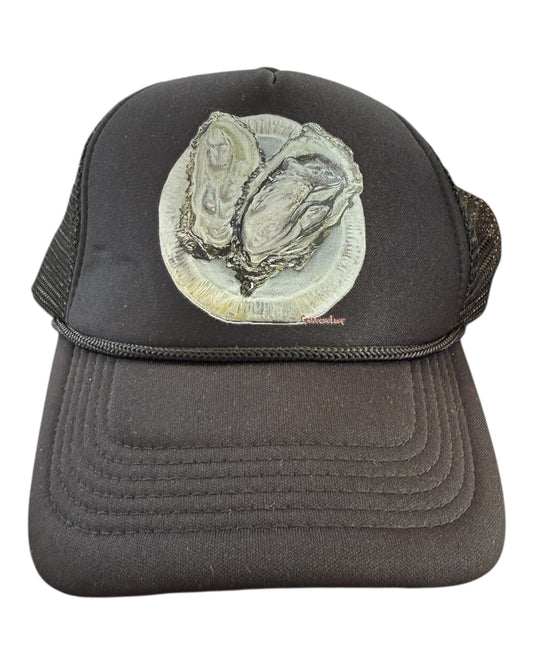 Pre-Loved Black Oyster Snap Back Hat