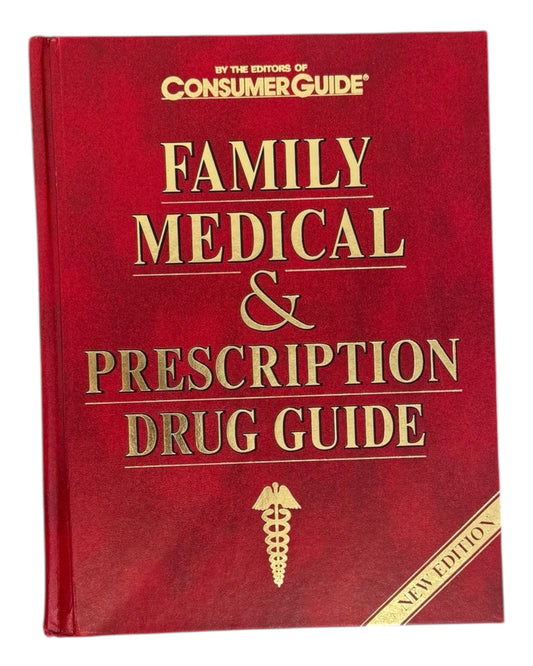 Family Medical & Prescription Drug Guide Book