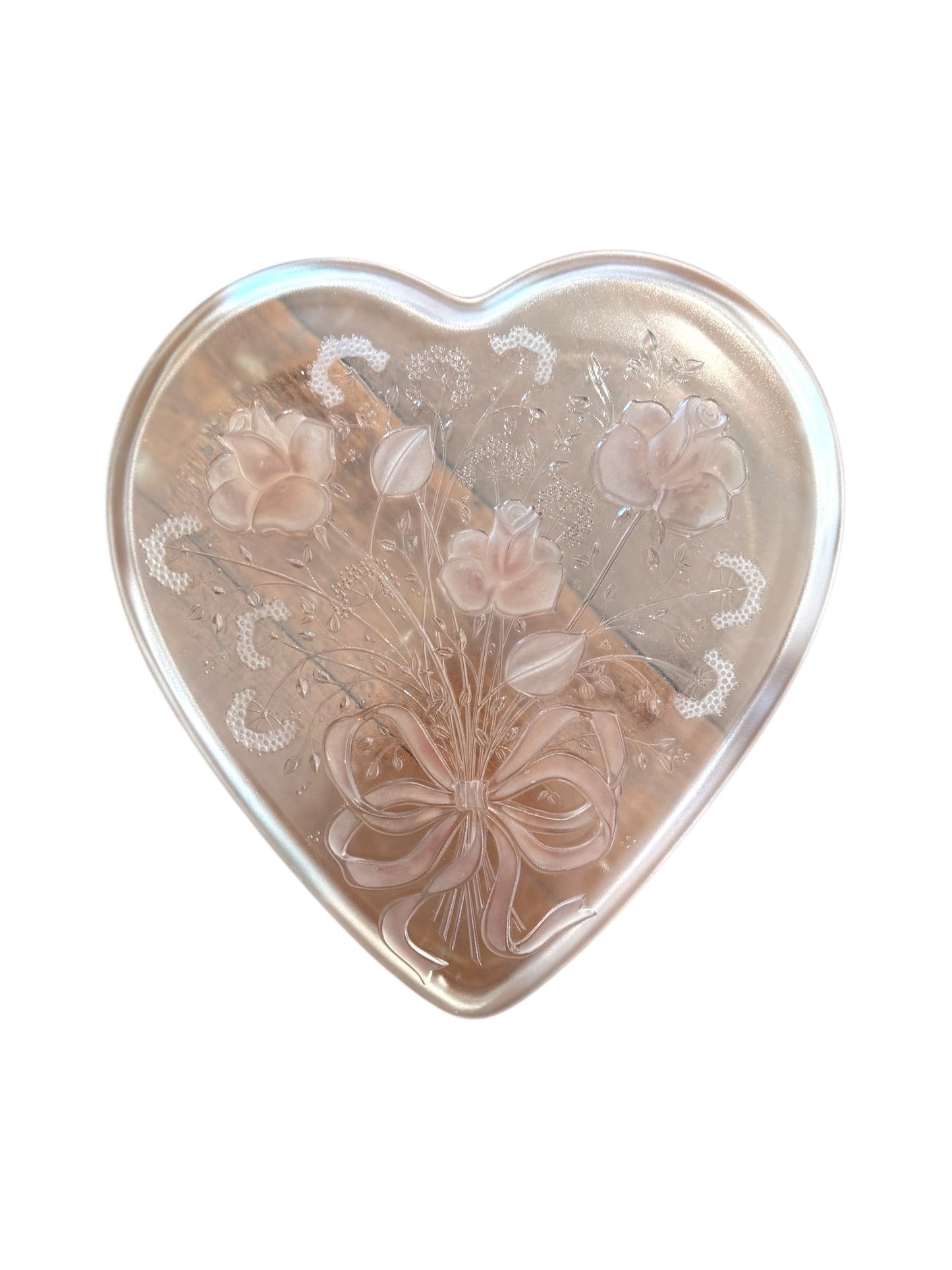 Vintage Heart-Shaped Catchall Tray