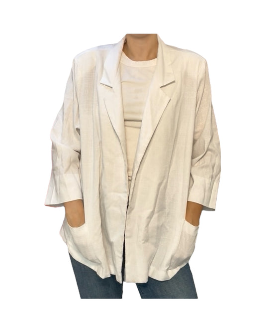 Vintage 1960's Oversized White Jacket