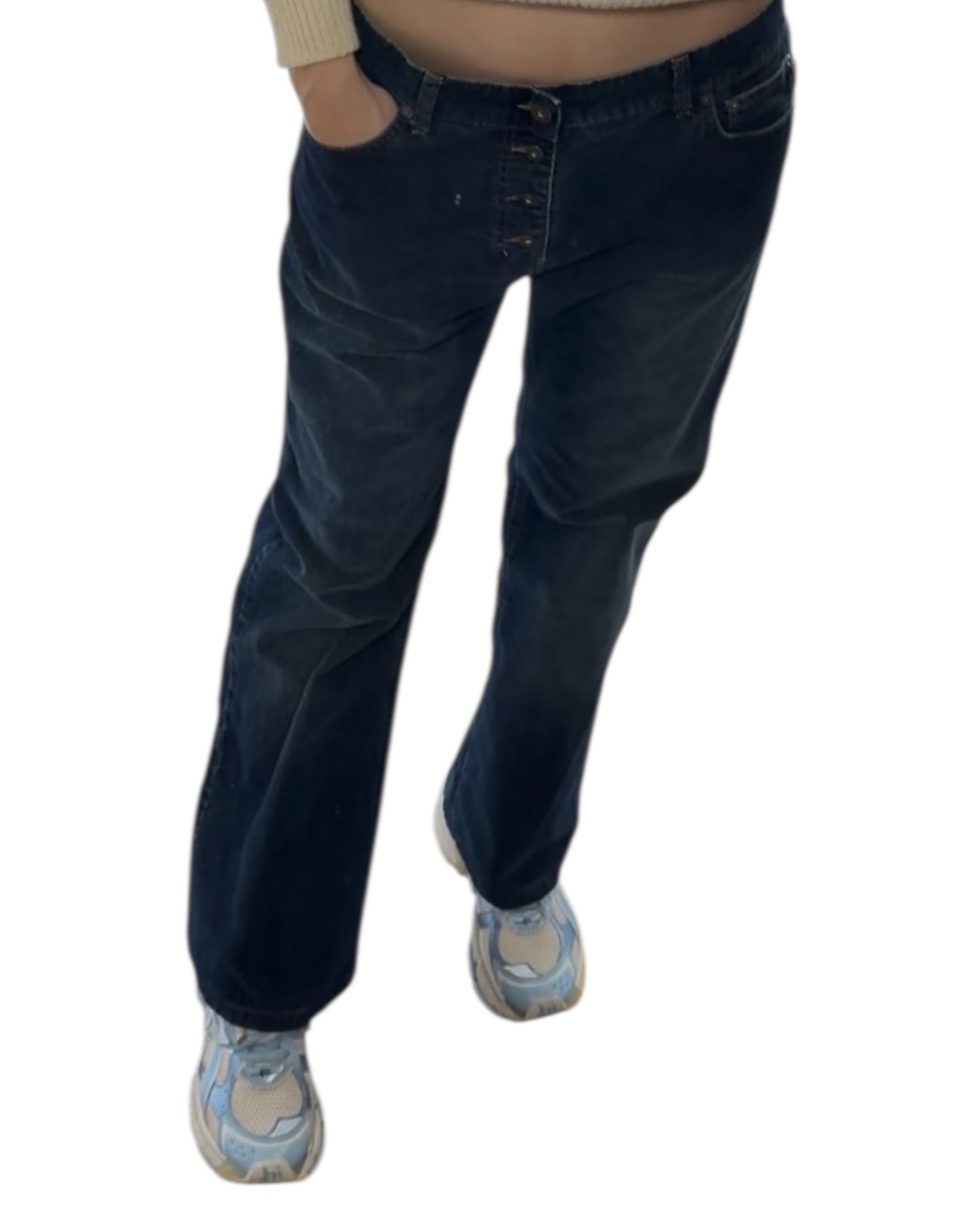 Vintage 2000s Moschino Wide Leg Jeans