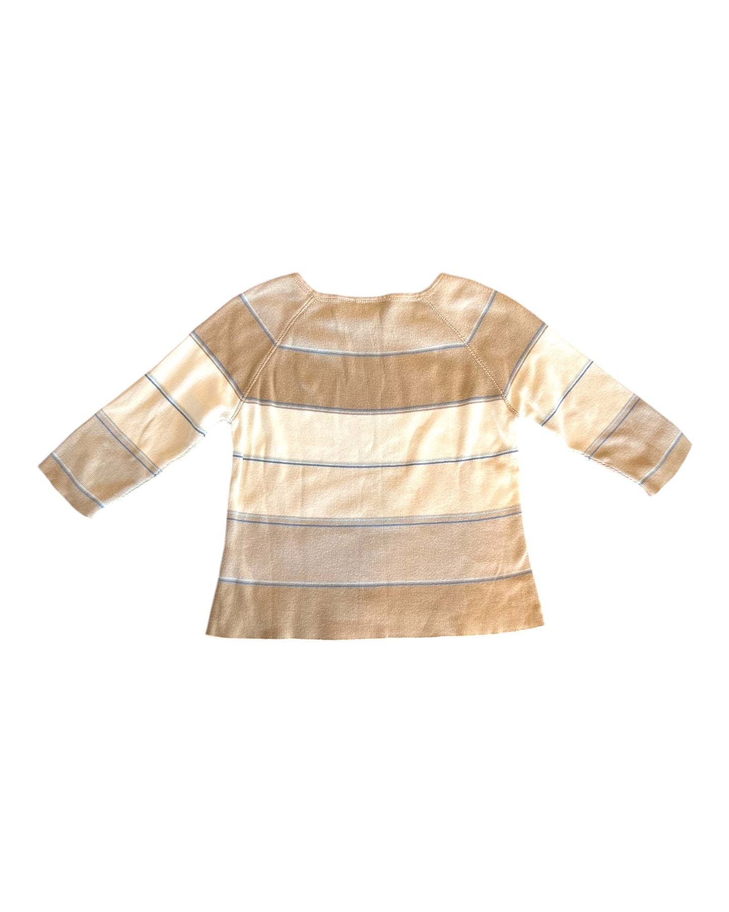 Vintage Tan Striped Tee