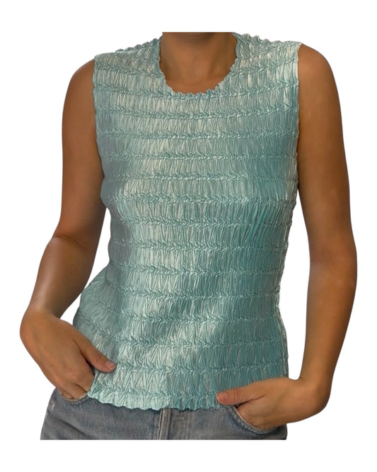 Vintage Scrunchie Tank Tops