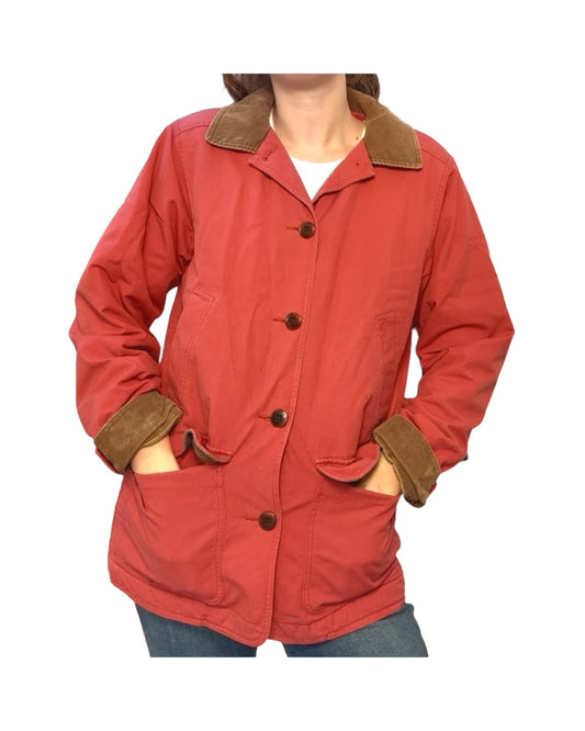 Vintage L.L. Bean Red Chore Coat