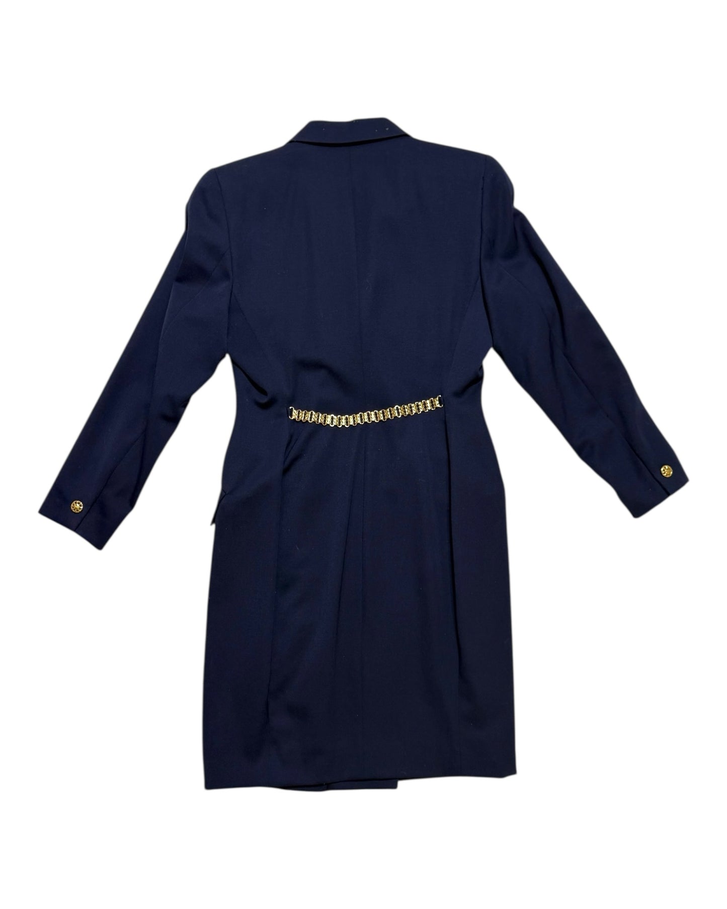 Vintage Tahari Navy Blue Blazer Dress