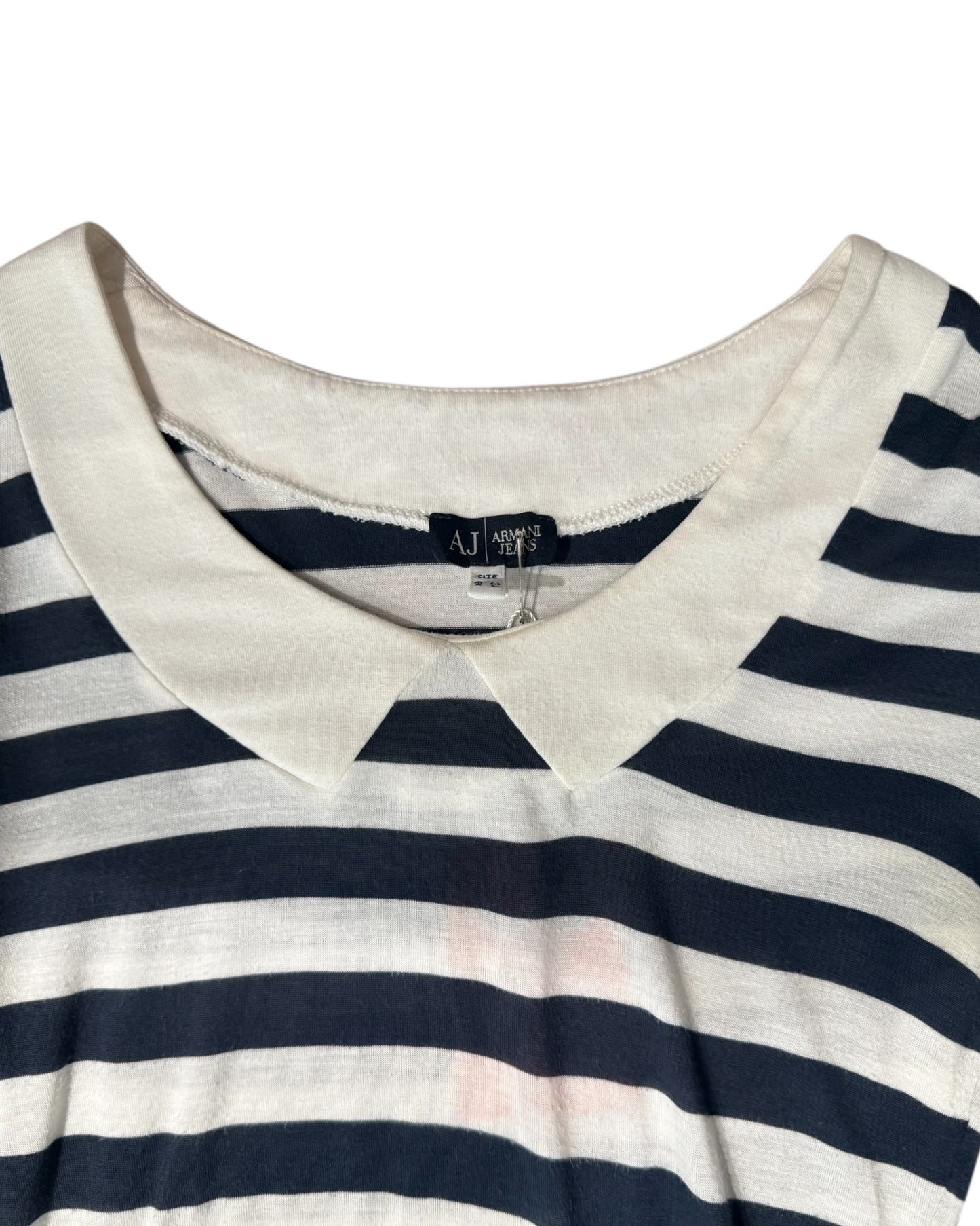 Vintage Y2K Armani Exchange Stripe Long Sleeve Tee