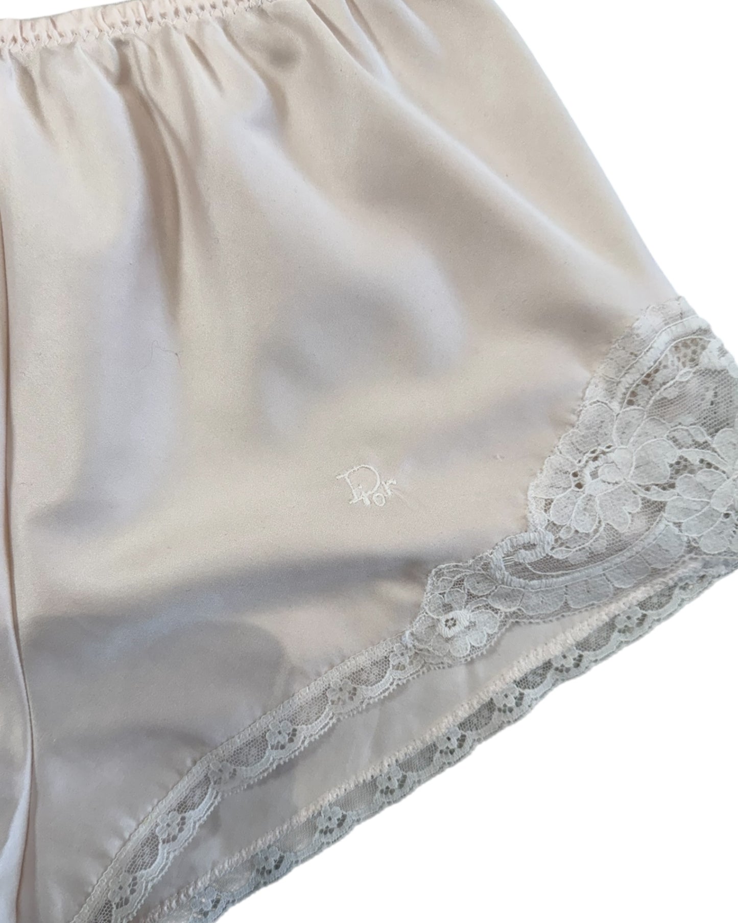 Vintage Christian Dior Pale Pink Lacey Sleep Set