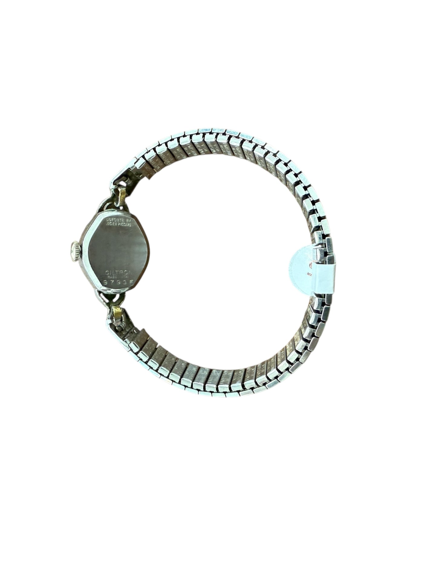 Vintage Duponte Silver Expansion Watch