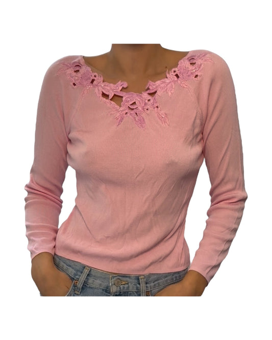 Pre-Loved Pink Embellished Top