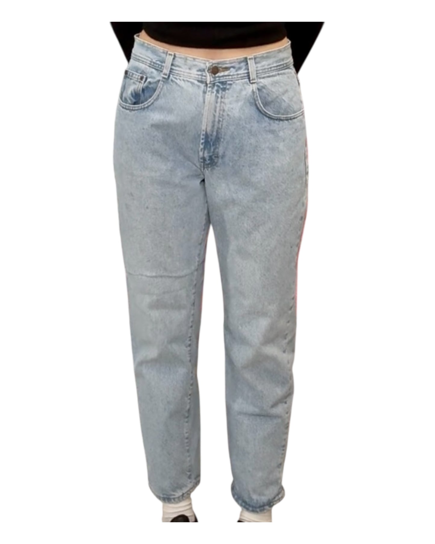 Vintage Light-Wash Mom Jeans