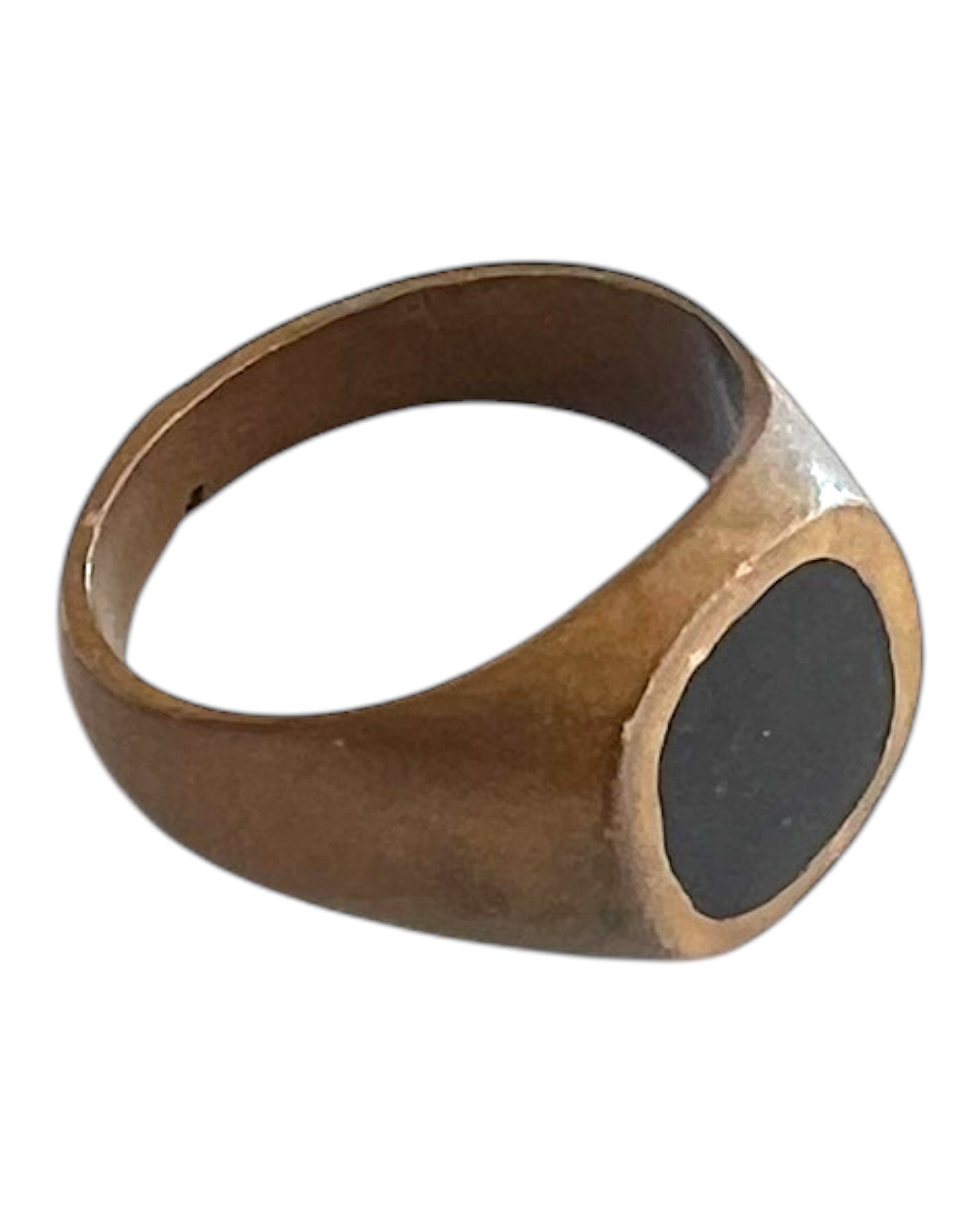 Vintage Black and Gold Ring