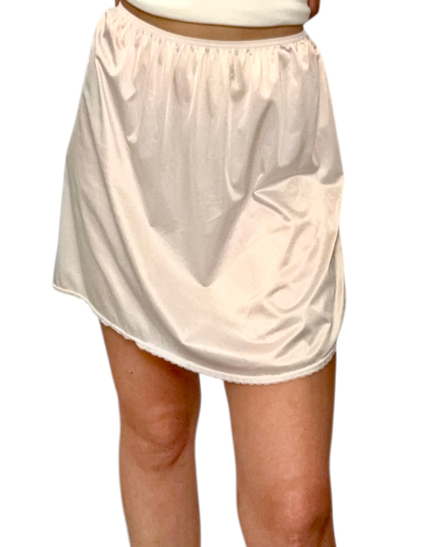 Vintage Vanity Fair Pale Pink Mini Slip Skirt