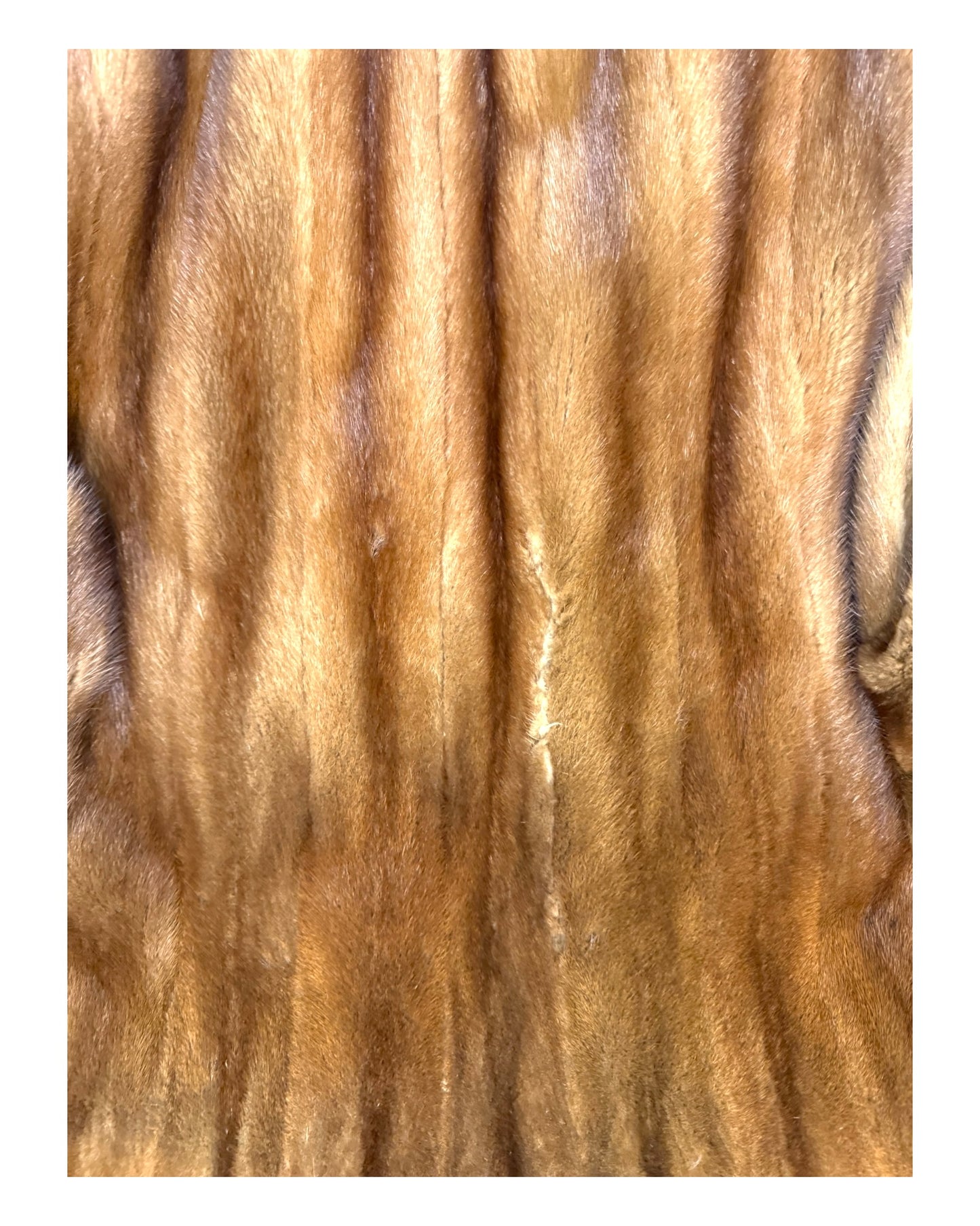 Vintage Light Brown Fur Coat