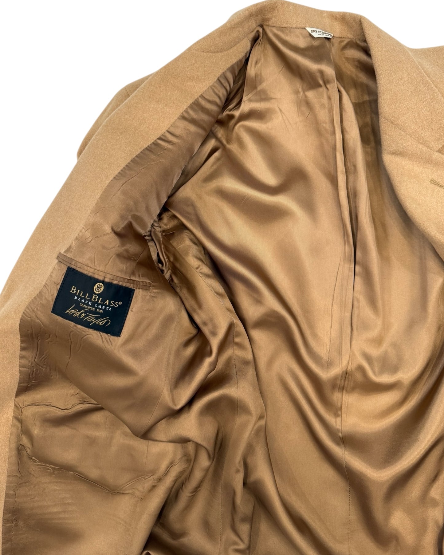 Vintage Bill Blass Black Label Camel Hair Coat