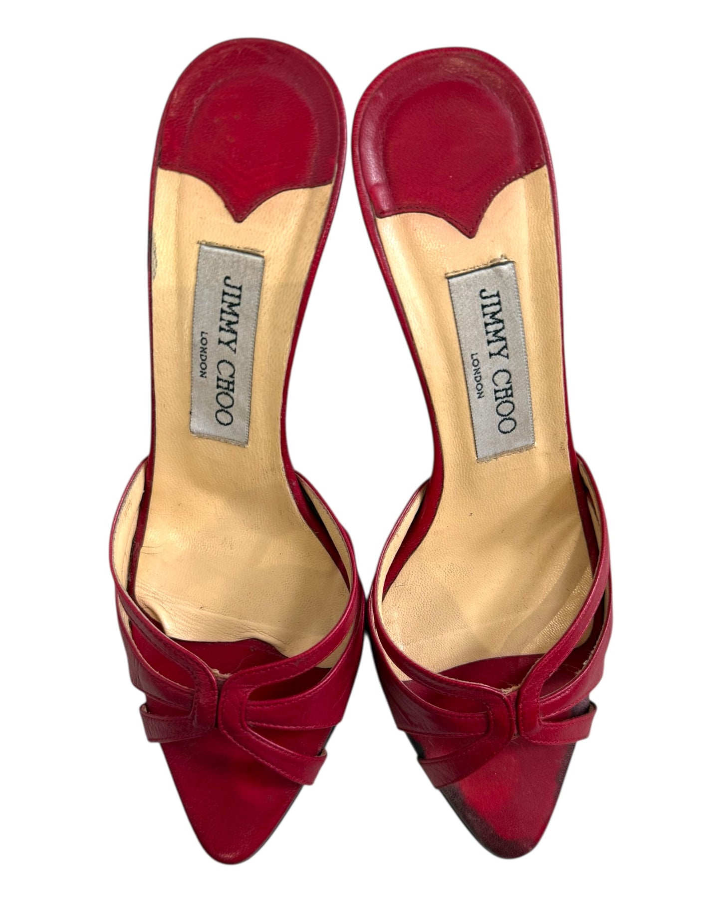 Vintage Jimmy Choo Red Sandals