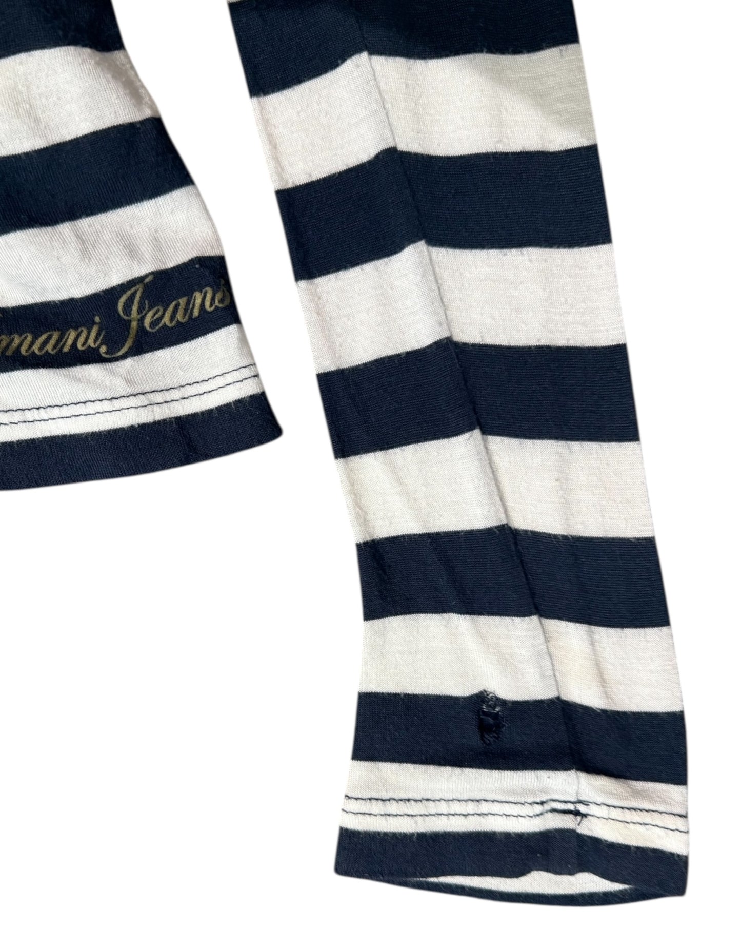 Vintage Y2K Armani Exchange Stripe Long Sleeve Tee