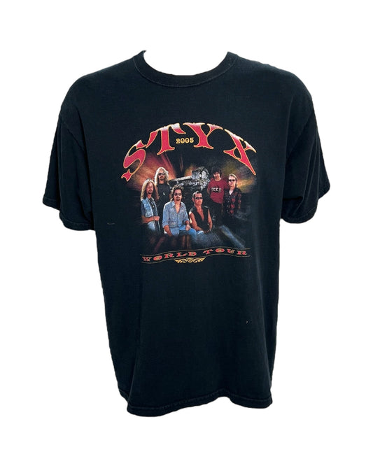 Vintage 2005 STYX World Tour Tee
