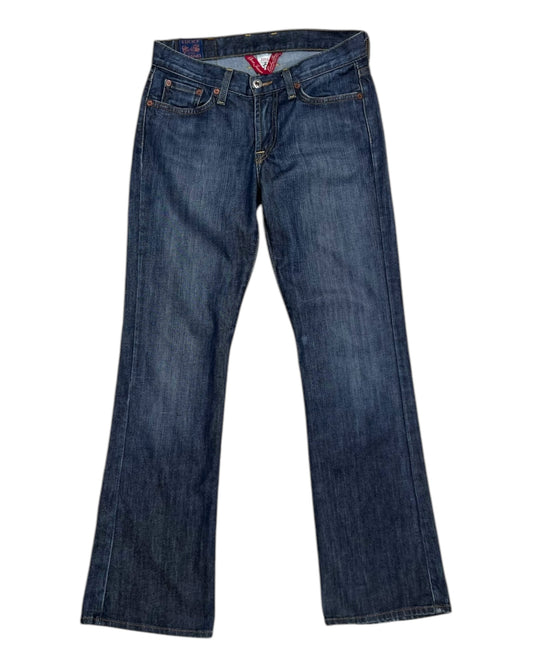 Vintage Lucky Brand Dark-Wash Bootleg Jeans