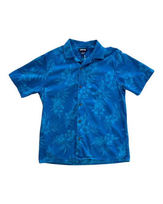 Vintage Blue Hawaiian Shirt