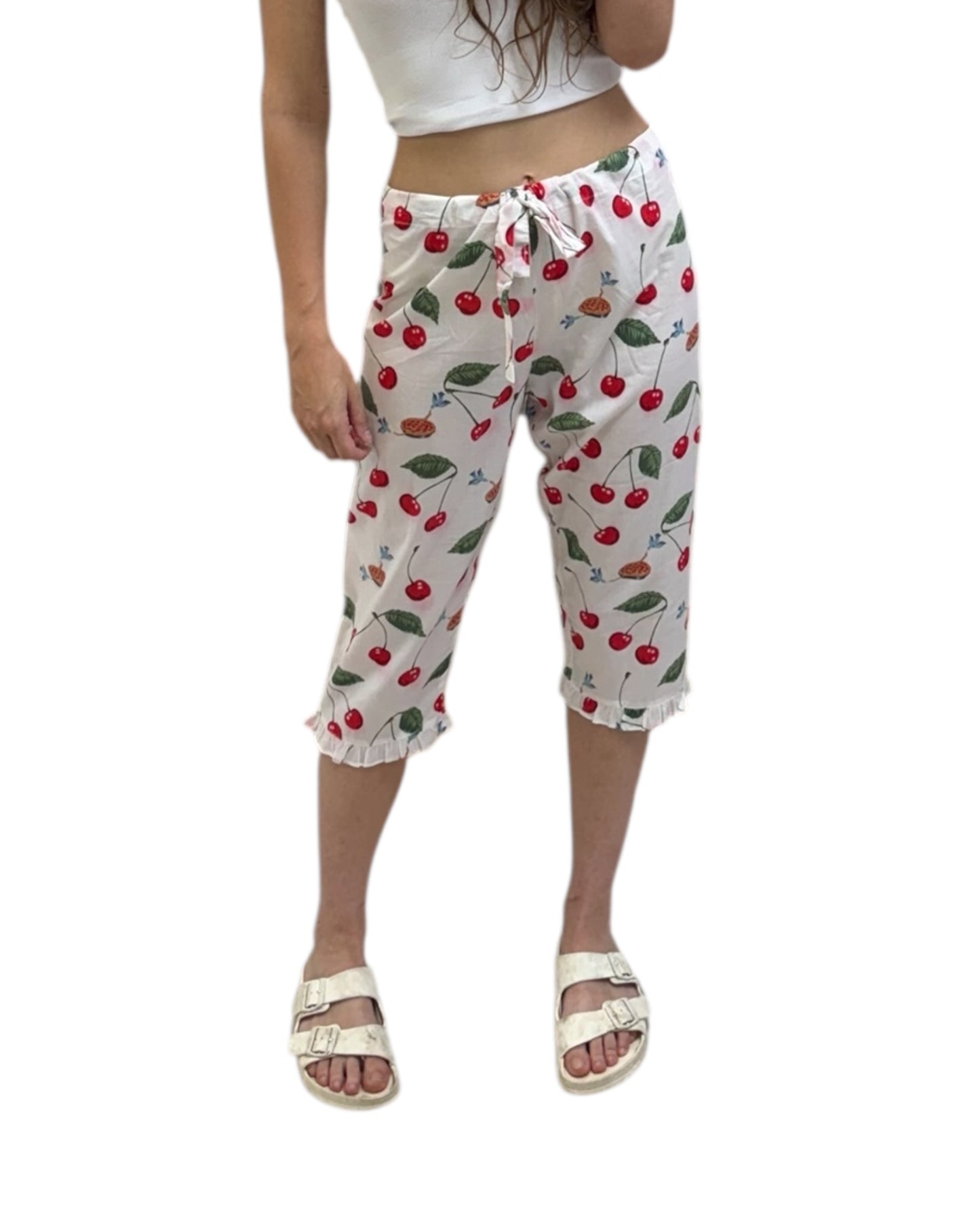 Vintage Cotton Cherry Pie Bloomers Pants