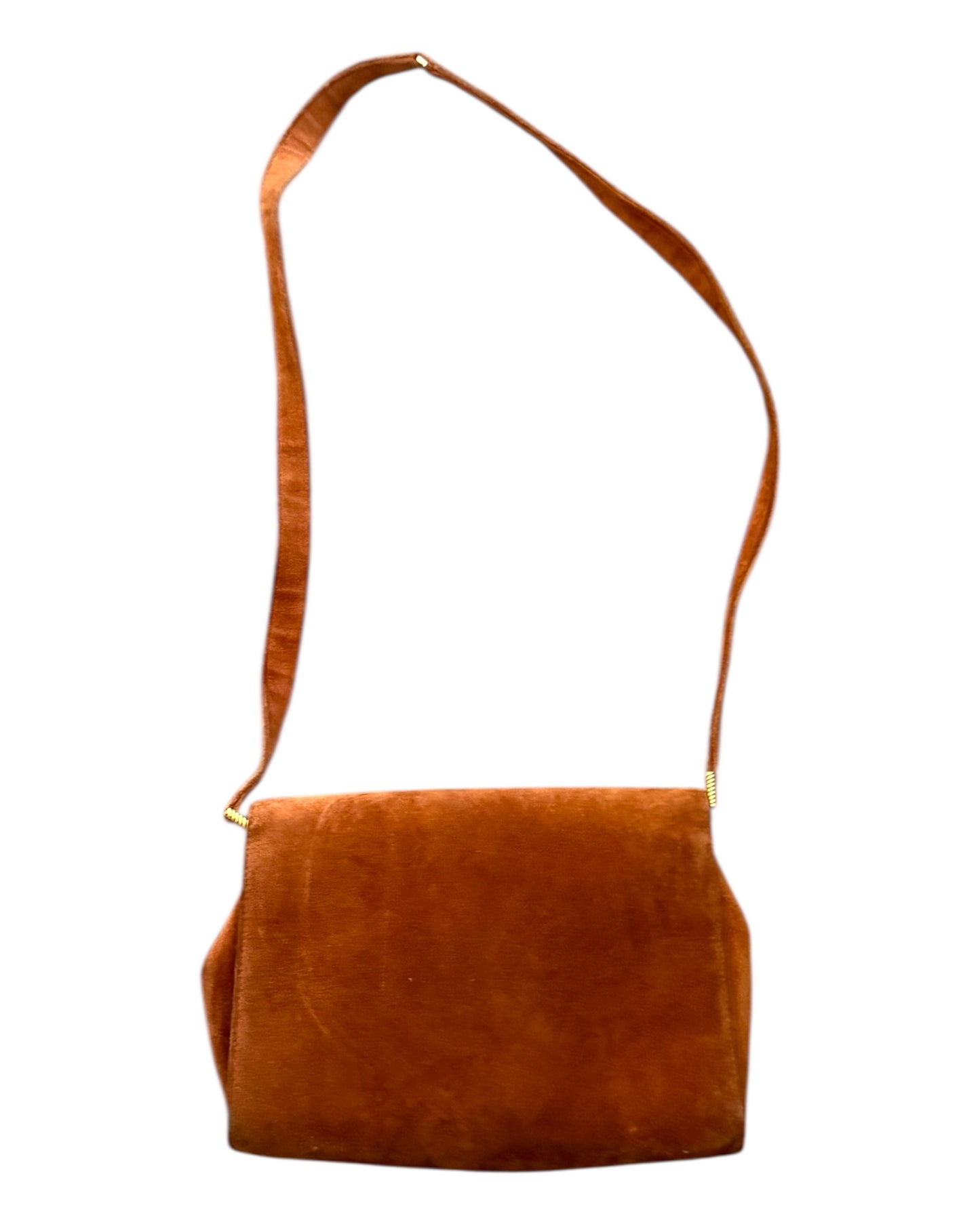 Vintage Gucci Brown Suede Shoulder Bag