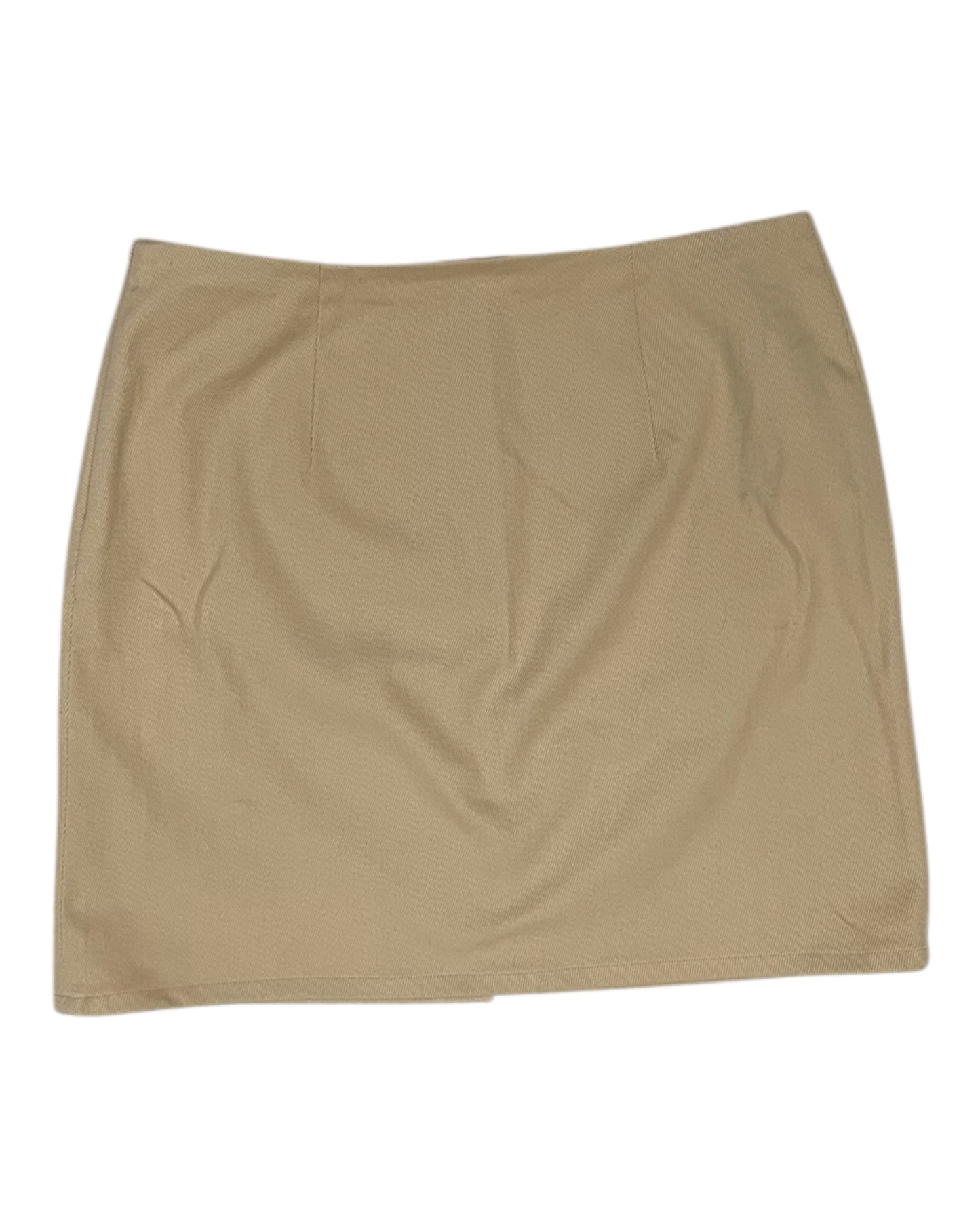 Vintage Valentino Beige Mini Skirt