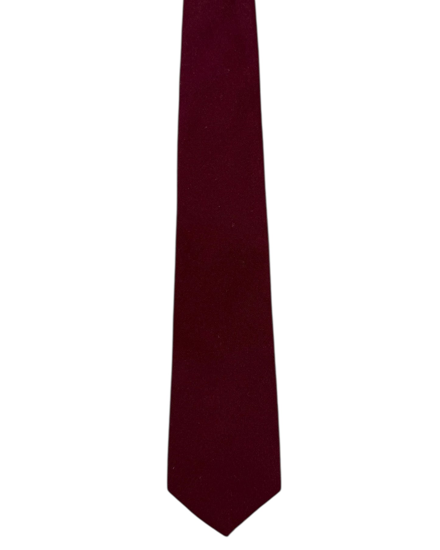 Vintage Yves Saint Laurent Burghandy Wool Tie