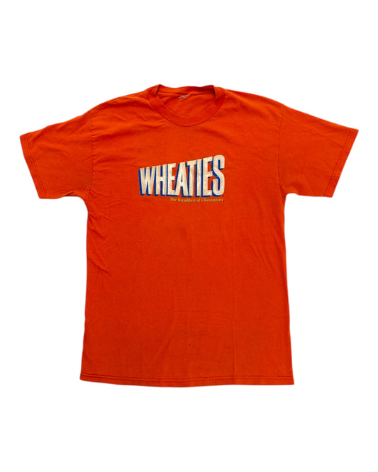 Vintage 1990s WHEATIES Orange Tee