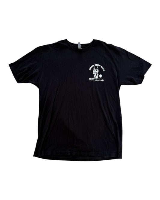 Vintage Fresh Kills Moto Black Tee