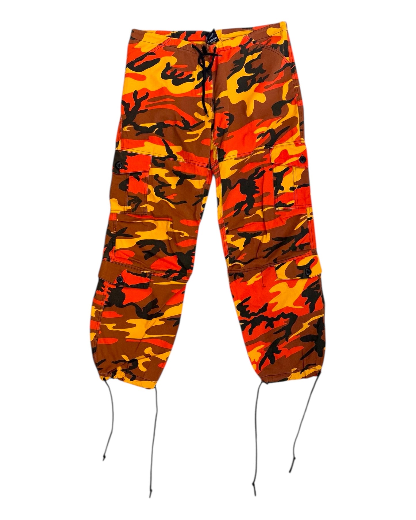 Pre-Loved Orange Camo Cargo Pants