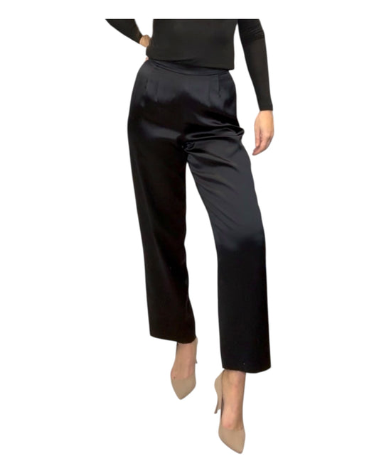 Vintage Giorgio Armani Wide-Leg Silk Pants