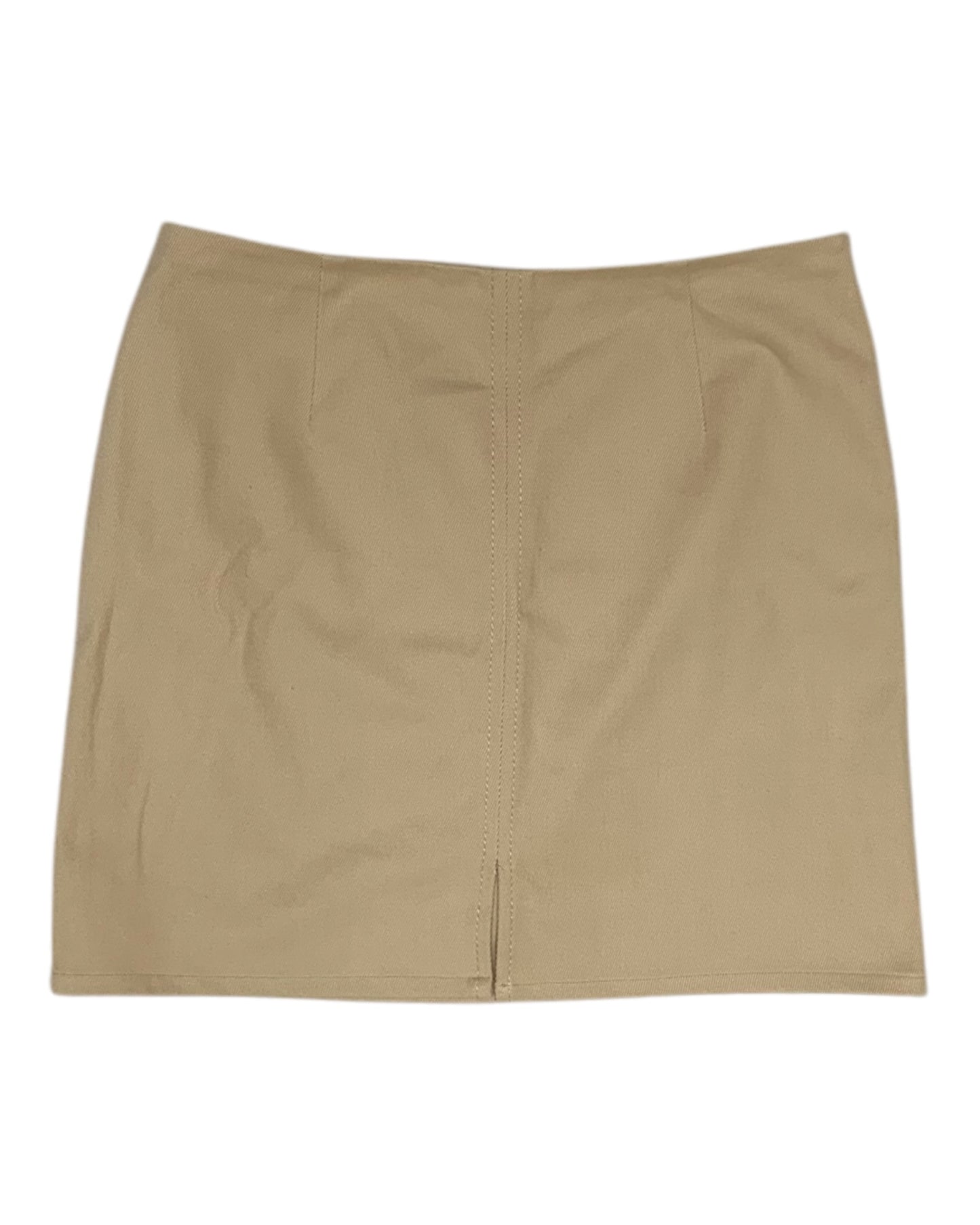 Vintage Valentino Beige Mini Skirt