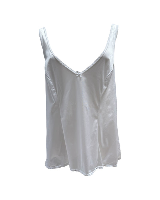 Vintage Vanity Fair White Silky Tank Top
