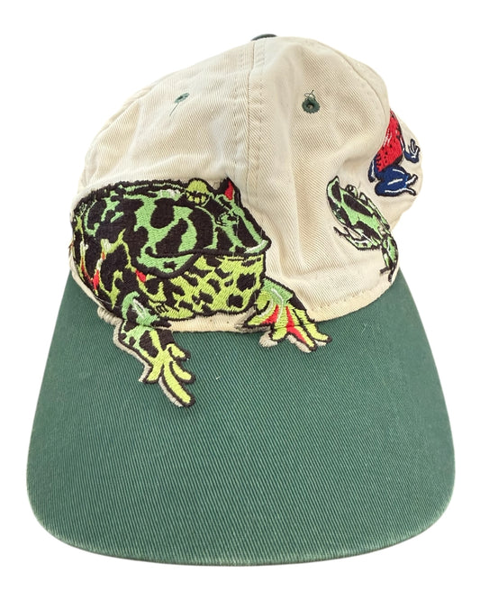 Vintage Embroidered Frog Hat