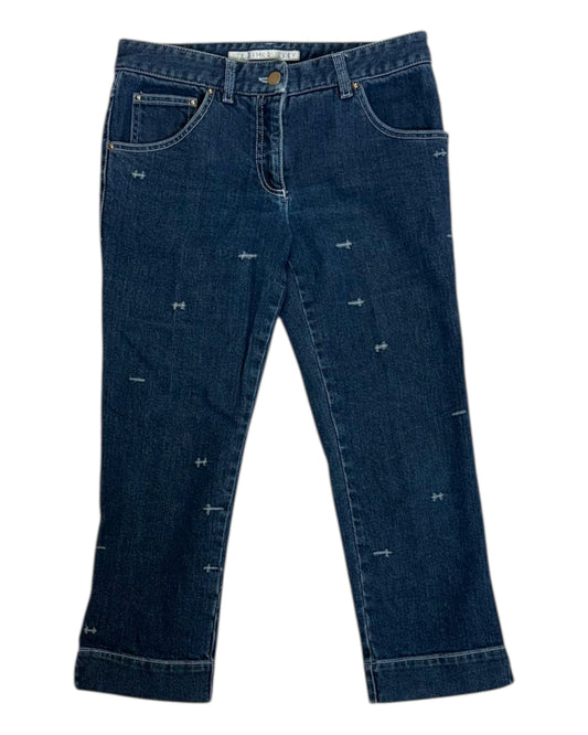 Vintage Stella McCartney Embroidered Skinny Jeans