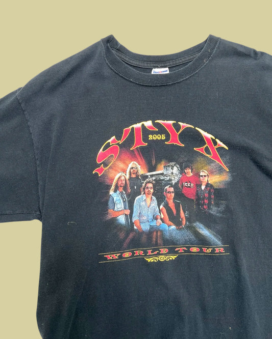 Vintage 2005 STYX World Tour Tee