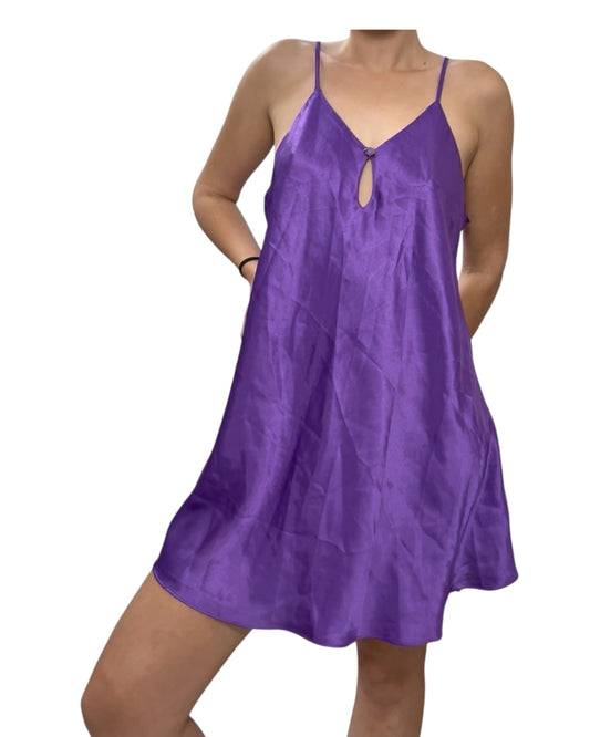 Vintage Purple Slip Dress