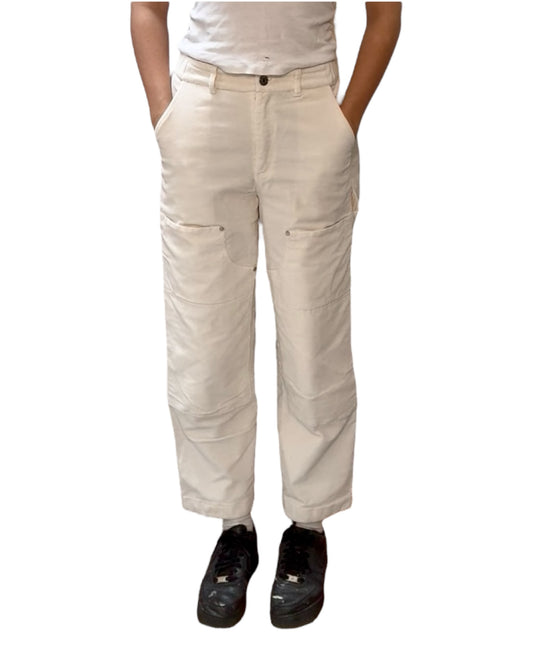 Pre-Loved White Corduroy Jeans